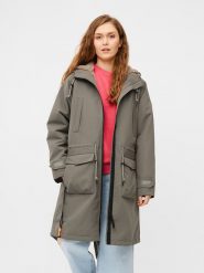 Derbe Parka w kolorze khaki rozmiar: 38. Brązowe parki damskie Derbe, bez kaptura. Za 509.89 zł.