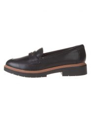 Clarks Skórzane mokasyny "Westlynn Glow" w kolorze czarnym rozmiar: 37. Czarne mokasyny damskie Clarks, bez obcasa. Za 224.95 zł.