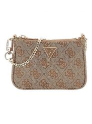 Guess Torebka w kolorze karmelowym - 15 x 10 x 4 cm rozmiar: onesize. Brązowe kosmetyczki damskie Guess, z aplikacjami, z materiału. Za 239.86 zł.