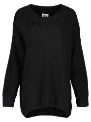 Blue Seven Sweter w kolorze czarnym rozmiar: 40. Czarne swetry klasyczne damskie Blue Seven, ze splotem, bez kołnierzyka. Za 70.41 zł.