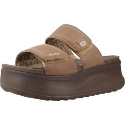 Sandały HEY DUDE DELRAY SLIDE CLASSIC Jasnobrązowy. Brązowe sandały damskie PRO BRANDS, bez wzorów, z syntetyku, bez obcasa, bez zapięcia. Za 263.99 zł.