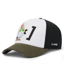 Czapka z daszkiem Capslab. Białe czapki z daszkiem damskie CapsLab, bez wzorów. Za 169.99 zł.