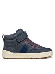 Geox Sneakersy J Weemble J56HAA 0MEFU C4002 D Granatowy. Niebieskie buty sportowe chłopięce Geox, ze skóry, bez zapięcia. Za 209.99 zł.