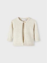 NAME IT Kardigan 13218679 Beżowy Regular Fit. Brązowe swetry dziewczęce Name it, bez wzorów, z syntetyku, bez kołnierzyka, bez ramiączek. Za 169.99 zł.