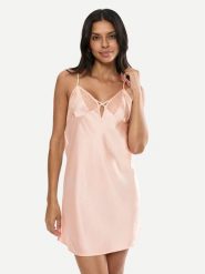 Triumph Koszula nocna A Weekend To Remember 10225051 Beżowy Regular Fit. Brązowe koszule nocne i halki Triumph, bez wzorów, z syntetyku, bez ramiączek. Za 149.99 zł.