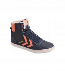 Buty sportowe ocieplane zimowe trampki Hummel SLIM STADIL WNT WAXCANY r. 39Buty. Niebieskie trampki damskie Hummel, bez wzorów, bez zapięcia. Za 129.00 zł.