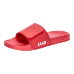 Sandały Jako Jakolette Locker - Czerwone. Czerwone sandały damskie JAKO, bez wzorów, z materiału, bez obcasa, bez zapięcia. Za 116.92 zł.