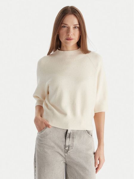 Kontatto Sweter 3M0903C Écru Regular Fit. Swetry klasyczne damskie Kontatto, m, z wiskozy, bez kołnierzyka. Za 229.99 zł.