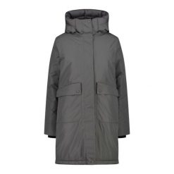 Parka damska z kapturem CMP. Czarne parki damskie CMP, z softshellu, z kapturem. Za 677.00 zł.