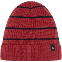 Czapka Eisbar Reni Striped OS MÜ. Czerwone czapki z daszkiem damskie Eisbär, na zimę, bez wzorów, prążkowane. Za 179.90 zł.