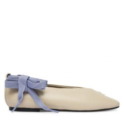 Baleriny Tommy Jeans. Balerinki damskie Tommy Jeans, bez wzorów, z jeansu. Za 449.99 zł.