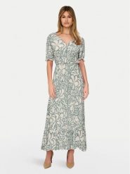 ONLY Sukienka letnia 15270519 Beżowy Regular Fit. Brązowe sukienki damskie Only, bez wzorów, z wiskozy, bez ramiączek. Za 159.99 zł.