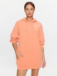 Guess Sukienka codzienna V3BQ14 K7UW2 Koralowy Regular Fit. Pomarańczowe sukienki damskie Guess, z aplikacjami, z wiskozy, bez ramiączek. Za 269.99 zł.