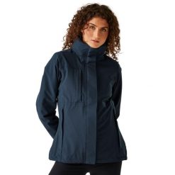 Kurtka Damska/kobieca Kingsley 3 W 1. Niebieskie kurtki damskie Regatta, xl, bez wzorów, bez kaptura. Za 515.99 zł.