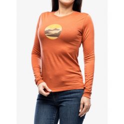 Bluza termoaktywna damska Sensor Merino Active Triglav Tee LS. Czerwone bluzy damskie Sensor, na zimę, bez wzorów, bez kaptura. Za 298.99 zł.