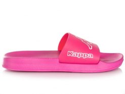Klapki damskie sportowe Kappa KRUS. Białe klapki damskie Kappa, bez wzorów, z materiału, bez obcasa, bez zapięcia. Za 59.00 zł.