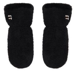 Rękawiczki Damskie KARL LAGERFELD. Czarne rękawiczki damskie KARL LAGERFELD, bez wzorów, z dzianiny. Za 429.99 zł.