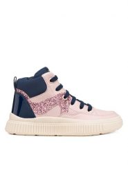Geox Sneakersy J Laquinny Girl J66M3D 05402 C8WF4 S Różowy jasny. Czerwone buty sportowe dziewczęce Geox, ze skóry, bez zapięcia. Za 299.99 zł.