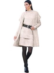 Heine Kardigan w kolorze beżowym rozmiar: 38. Brązowe kardigany damskie Heine, bez wzorów, z wełny. Za 69.58 zł.