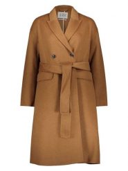 Scotch & Soda Płaszcz zimowy w kolorze jasnobrązowym rozmiar: S/M. Brązowe płaszcze damskie Scotch & Soda, na zimę, m, bez wzorów, z puchu, bez kaptura. Za 301.48 zł.