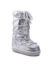 DeeZee Śniegowce NS9032-01 Srebrny. Szare śniegowce damskie DeeZee, z syntetyku. Za 199.99 zł.