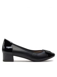 Caprice Baleriny 9-22307-42 Czarny. Czarne balerinki damskie Caprice, bez wzorów, ze skóry. Za 181.99 zł.
