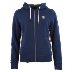 Damska bluza polarowa Peak Mountain Acharles. Niebieskie bluzy damskie Peak Mountain, na zimę, bez wzorów, z polaru, bez kaptura. W wyprzedaży za 249.00 zł.