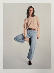 Jeansy barrel leg z paskiem - niebieski. Niebieskie jeansy damskie Reserved. Za 159.99 zł.