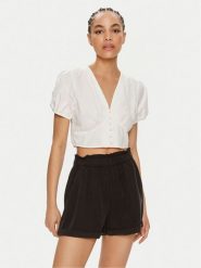 Vero Moda Bluzka Charlotte 10303653 Biały Regular Fit. Białe bluzki damskie Vero Moda, l, bez wzorów, z bawełny, bez kołnierzyka, bez ramiączek. Za 69.99 zł.