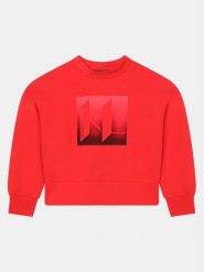 Karl Lagerfeld Kids Bluza Z15461 D Czerwony Regular Fit. Czerwone bluzy dziewczęce Karl Lagerfeld Kids, bez wzorów, z bawełny, bez ramiączek, bez kaptura. Za 449.99 zł.