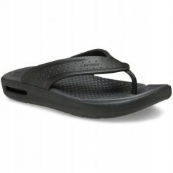 Japonki Dla Dorosłych Crocs In Motion Flip. Białe klapki damskie Crocs, bez wzorów, z materiału, bez obcasa, bez zapięcia. Za 239.99 zł.