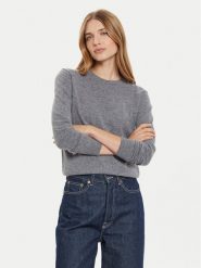 United Colors Of Benetton Sweter 1002D1K01 Szary Regular Fit. Szare swetry klasyczne damskie United Colors Of Benetton, xs, z wełny, bez kołnierzyka. Za 149.99 zł.