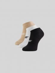 4F Skarpetki krótkie (3-pack) damskie - multikolor 39-42. Skarpetki damskie 4F, bez wzorów, z bawełny. Za 49.99 zł.