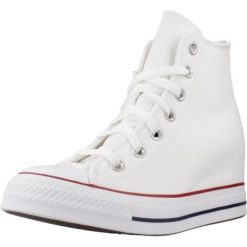 Buty CONVERSE CHUCK TAYLOR ALL STAR WEDGE PLATFORM Biały. Białe obuwie sportowe casual damskie Converse, z tkaniny, bez zapięcia. Za 368.99 zł.