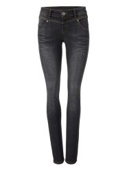 Heine Dżinsy - Skinny fit - w kolorze czarnym rozmiar: 44. Czarne jeansy damskie Heine. Za 131.74 zł.