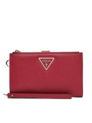 Guess Portfel Laurel II Slg SWZG74 59157 Czerwony. Czerwone portfele damskie Guess, z aplikacjami, ze skóry. Za 279.99 zł.
