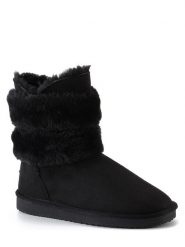 ISLAND BOOT Botki zimowe "Canso" w kolorze czarnym rozmiar: 39. Czarne botki damskie Island Boot, na zimę, bez obcasa, bez zapięcia. Za 166.88 zł.