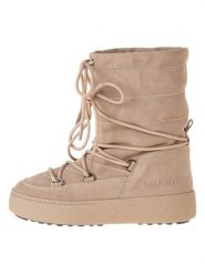 Moon Boot Skórzane botki zimowe "Ltrack" w kolorze beżowym rozmiar: 39. Brązowe botki damskie Moon Boot, na zimę, ze skóry, bez obcasa, bez zapięcia. Za 757.95 zł.