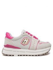 Liu Jo Sneakersy Maxi Wonder BA5029 PX027 Szary. Szare obuwie sportowe damskie Liu Jo, ze skóry, bez zapięcia. Za 449.99 zł.