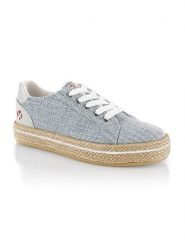 Kimberfeel Sneakersy "Maissa" w kolorze błękitnym rozmiar: 37. Niebieskie obuwie sportowe damskie Kimberfeel, bez zapięcia. Za 144.24 zł.