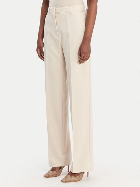 Guess Spodnie materiałowe W6RB02 WH9Y2 Beżowy Regular Fit. Brązowe spodnie materiałowe damskie Guess, z aplikacjami, z materiału. Za 479.99 zł.