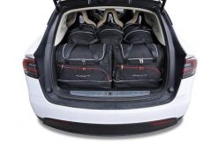Torby Do Bagażnika Tesla Model X Ev 2016+ 5Szt Kjust. Czarne torby podróżne KJUST, bez wzorów, z kauczuku. Za 1,624.00 zł.