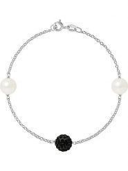 Mitzuko Srebrna bransoletka z perłami rozmiar: onesize. Szare bransoletki damskie Mitzuko, srebrne. Za 304.99 zł.