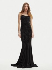 NORMA KAMALI Sukienka wieczorowa ST3243LMD47001 Czarny Slim Fit. Czarne sukienki damskie Norma Kamali, bez wzorów, z syntetyku, wizytowe, bez ramiączek. Za 1,239.00 zł.