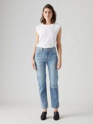 Levi´s Dżinsy - Slim fit - w kolorze błękitnym rozmiar: W33/L30. Niebieskie jeansy damskie z podwyższonym stanem. Za 250.35 zł.