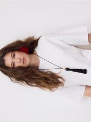 Naszyjnik z koralikami - czarny. Czarne naszyjniki damskie Reserved. Za 69.99 zł.