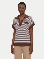 Luisa Spagnoli Sweter Caio 58672 Granatowy Regular Fit. Niebieskie swetry klasyczne damskie Luisa Spagnoli, s, z syntetyku, bez kołnierzyka. Za 749.99 zł.