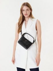 Guess Torebka Maylee Mini HWWG96 61720 Czarny. Czarne torebki klasyczne damskie Guess, ze skóry, bez dodatków. Za 329.99 zł.