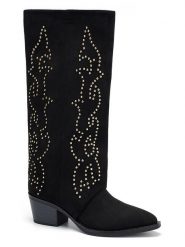 C'M Kozaki w kolorze czarnym rozmiar: 41. Czarne kozaki damskie C'M, na zimę, bez obcasa, bez zapięcia. Za 173.99 zł.