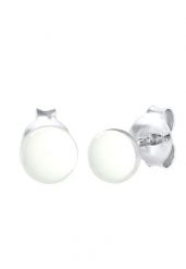 Elli Damskie Koło Podstawowe Geo w srebrze próby 925 Sterling Silver Kolczyki 1 ct. Szare kolczyki damskie Elli, srebrne. Za 143.99 zł.